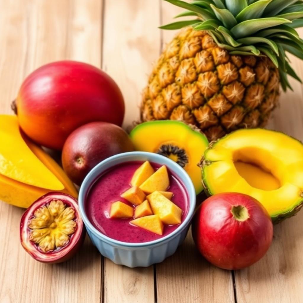 Frutas Tropicais Frescas